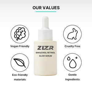 Sérum facial à la niacinamide et au bakuchiol, apaisant pour les peaux sensibles, éclaircissant, anti-rides, hydratant, 30 ml, marque privée, biologique - Product Image 3