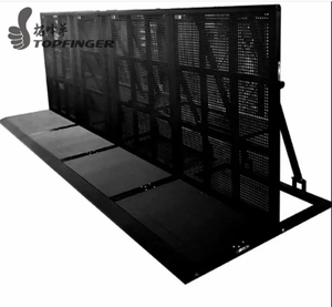 Barricade en aluminium Barrières de sécurité pour concerts Barricade de scène extérieure Barrière de contrôle des foules Mojo pliable Barricades pour concerts - Product Image 1