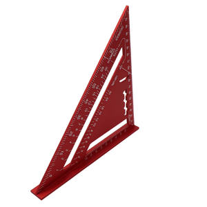7 Zoll Aluminiumlegierung Rechtwinkliges Lineal 90 Grad Dreieck-Winkellineal 18cm Holzbearbeitungslineal - Product Image 3