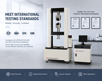 Mesin Uji Plastik Elektronik Seri WDW 100kN Dengan Motor Servo Presisi Tinggi Universal UTM