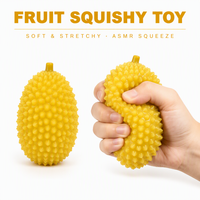 Ensemble de jouets en TPR en forme de fruits, formes variées, balles sensorielles anti-stress pour sacs cadeaux