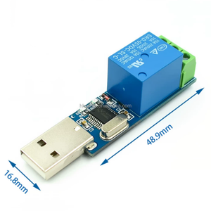 Module de relais de contrôle USB pour port série d'ordinateur LCUS-1, module de commutation de contrôle intelligent PLC LCUS-2 - Product Image 2