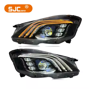 SJC accesorios de coche para Mercedes Benz Clase S W221 faro LED estilo <span class=keywords><strong>Maybach</strong></span> faro modificado 06-08 luces de circulación diurna - Product Image 2