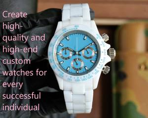 Hecho de cerámica, con un efecto de luz nocturna extremadamente fuerte. Este encantador reloj mecánico es difícil de dejar de usar - Product Image 4