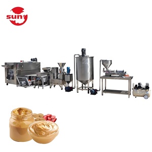 Línea de Procesamiento de Mantequilla de Maní de 100 kg/h, Máquina para Moler Pasta de Maní, Equipo para Hacer Salsa de Sésamo y Tahini - Product Image 1