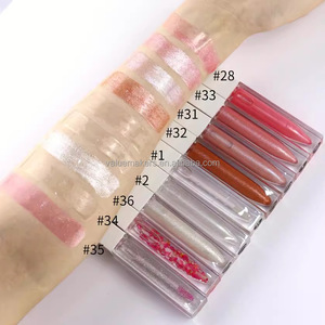 Lápiz labial líquido de etiqueta privada hidratante a prueba de agua brillo de labios claro vegano CRUELTY FREE mineral brillo de labios desnudo maquillaje - Product Image 4