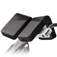 Chaise romaine rectangulaire avec banc d'hyperextension et hauteur réglable pour l'entraînement du bas du dos et des fessiers