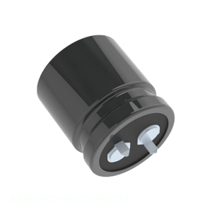 Condensador de Aluminio de 100 uF, 20%, 400V, Tipo SNAP TH, de Orificio Pasante, Marca EKMH401VNN101MQ25T - Product Image 1