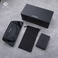 Étui à lunettes de luxe pour lunettes Sac à lunettes de soleil Organisateur de stockage Emballage en papier Pochette à lunettes avec logo personnalisé
