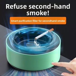 Purificatore d'Aria Elettrico 2-in-1 Personalizzato, Design Moderno, Posacenere Intelligente Multifunzionale, Filtro Anti-Fumo <span class=keywords><strong>per</strong></span> Casa, Auto, Ufficio - Product Image 3