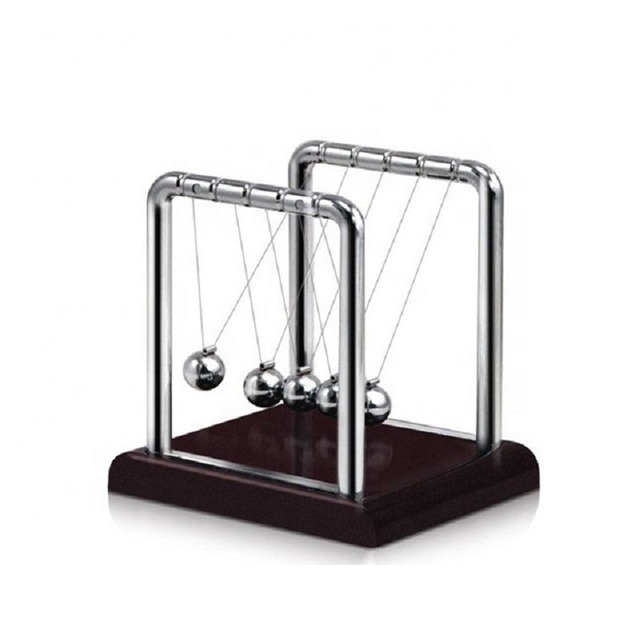 Classic Newton's Cradle Demonstrate Newton's Laws With Balance Balls Classic Office Desk Toys Decoration for Early Education