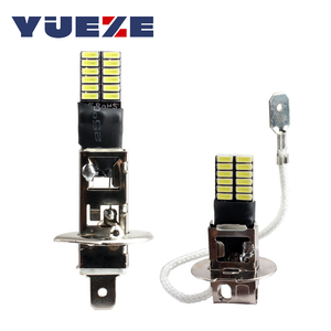 H1 H3 Canbus Super Bright LED Bulb Car Fog Light Bulbs Headlights 4014 24SMD 12V 6000K Daytime Running Light Auto Driving Lamp - Product Image 1