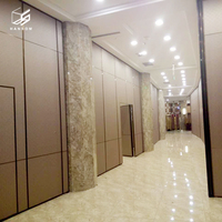 Nouvel hôtel Restaurant cloison de séparation insonorisée mur pliable Flexible décoratif pour salle à manger pour bureau panneau de Style bois