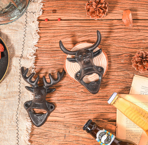 Ouvre-bouteille mural en acier inoxydable avec attrape-éclats magnétique pour la maison, le bar et la cuisine - Product Image 3