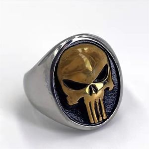 <span class=keywords><strong>Anillo</strong></span> de Acero Inoxidable con Diseño de Calavera Dominante de Guerrero <span class=keywords><strong>Espartano</strong></span>, Joyería de Moda Punk para Hombres y Mujeres - Product Image 4