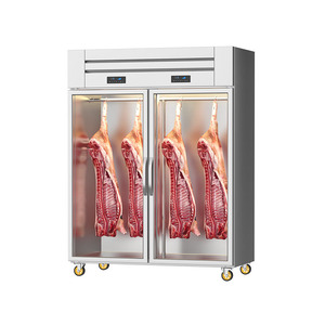 Vitrina Refrigerada Comercial para Exhibición <span class=keywords><strong>de</strong></span> <span class=keywords><strong>Carne</strong></span>, con Puerta Corredera <span class=keywords><strong>de</strong></span> Acero Inoxidable y Vidrio Templado, para <span class=keywords><strong>Carne</strong></span> <span class=keywords><strong>de</strong></span> Res y <span class=keywords><strong>Cordero</strong></span> - Product Image 1