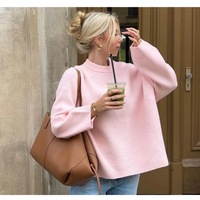 Nouvelle Collection 2027 – Pull Décontracté Ample et Épais à Manches Longues pour Femme – Vêtement Oversize Hiver de Haute Qualité – Vente en Gros
