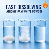 Polyacrylamide Anionique pour Agent de Gommage Textile et Traitement de l'Eau en Poudre