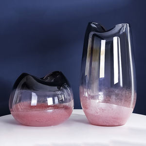 Fleurs artificielles de Style nordique, énorme <span class=keywords><strong>Vase</strong></span> luxueux, en verre, moderne, décoration - Product Image 1