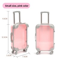 Valise de transport rectangulaire mini portable en plastique PP recyclable, vide et personnalisable, avec boîte en plastique pour usage alimentaire