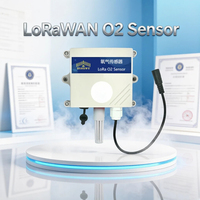 Transmetteur LoRaWAN mural de température et d'humidité de l'air avec alarme sonore, détecteur de qualité de l'air industriel