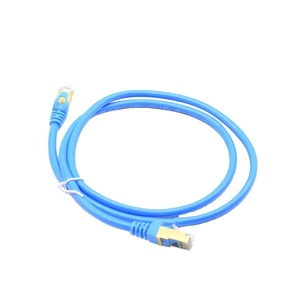 MT-5003 pas cher câble <span class=keywords><strong>Ethernet</strong></span> en cuivre complet 4PR Cat5E Cat6 Cat6A câble de connexion <span class=keywords><strong>Ethernet</strong></span> câble de raccordement avec connecteur RJ45 STP - Product Image 1