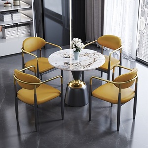 <strong>Dining</strong> Room Furniture Luxury Stainless Steel Leg Hotel <strong>Chair</strong> Leather Metal <strong>Dining</strong> <strong>Chairs</strong> For Hotel Furniture