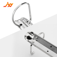 Clip de reliure de bloc-notes perforé facile à enlever antirouille 4 boucles en D fournitures de bureau en métal durable