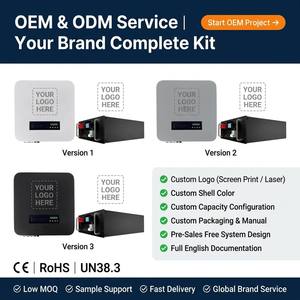 Sistema de Almacenamiento de Energía Doméstico al por Mayor, 5KW 10KW 16KW 20KW, Batería Solar Híbrida MPPT, Kit Completo Fuera de la Red, OEM CE - Product Image 6