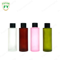 Fuyun 100ml Bouteilles de toner cosmétique Lotion à bouchon à vis lisse pour crème pour le visage disponible violet rouge rose vert petite commande essentielle