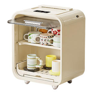 Support de rangement pour biberons Table de bébé Chambre à coucher Support d'égouttage ménager Vaisselle pour bébé Tasse multifonctionnelle <span class=keywords><strong>Casier</strong></span> à poussière - Product Image 2