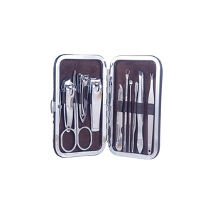 Gracedo定制自有品牌高级皮革风格指甲钳便携式套装不锈钢 - Product Image 4