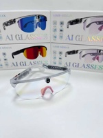 Lunettes de cyclisme intelligentes AIMB G5 Max AI avec caméra 8MP, enregistrement vidéo HD 1080P, traduction IA en temps réel, protection UV400 et transfert Wi-Fi