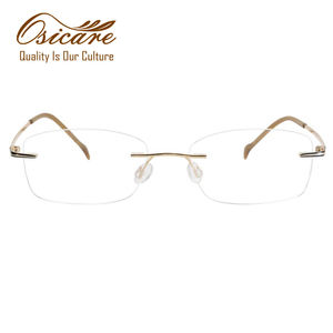 16075プレミアムブランドカスタムデザイナー女性<span class=keywords><strong>2026</strong></span>高級メガネGafas De Mujerリムレス眼鏡チタンロネットフレーム - Product Image 4