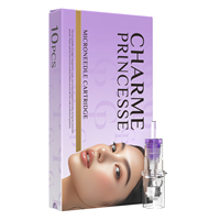 Dispositif de micro-aiguilles Charme Princesse MTS, cartouches d'aiguilles en plastique pour maquillage permanent, micro-aiguilles MTS pour un résultat efficace et durable