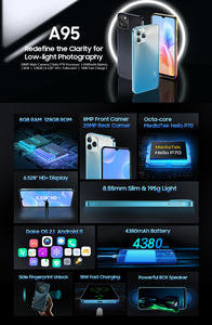 Blackview <span class=keywords><strong>A95</strong></span> Octa Core LTE หน้าจอ 6.528 นิ้ว 8 128G 6771V 2.0GHz สมาร์ทโฟนแบบ Dual SIM พร้อมจัดส่ง - Product Image 2