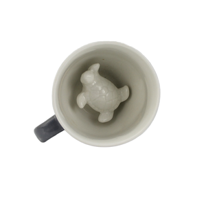 Tasses à café en céramique de voyage amusantes avec figurine de tortue de 11 oz, animaux 3D à l'intérieur, pour garçons, filles, femmes et hommes - Product Image 3
