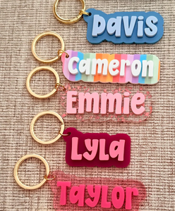 NUEVO Llavero Personalizado con Nombre, Accesorio de Moda para Bolsos, Charm 3D para Bolsos y Carteras - Product Image 2