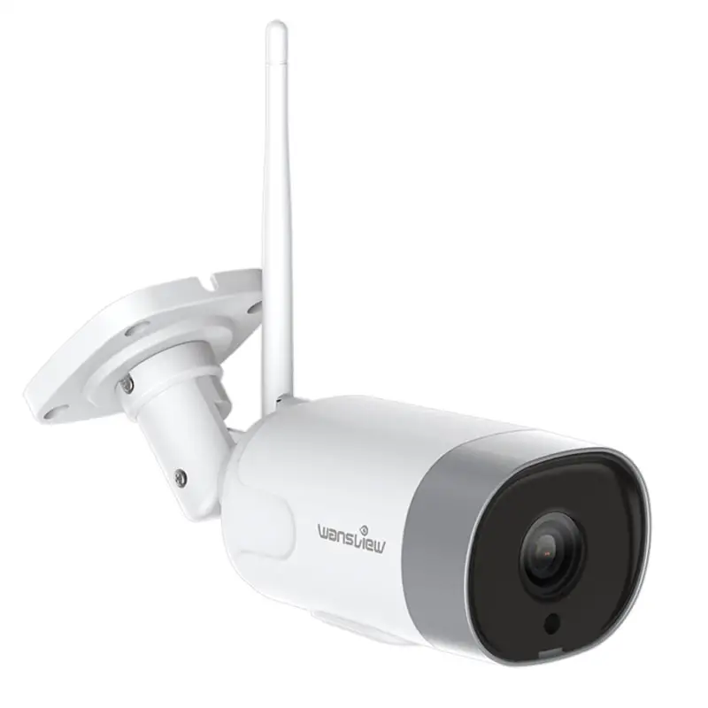 Wansview Sécurité WIFI Extérieure 1080P de Surveillance À Domicile Sans Fil IP Caméra avec Vision Nocturne/étanche IP 66/BOÎTIER MÉTALLIQUE