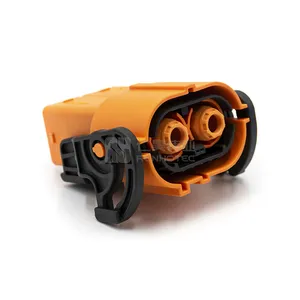 2 Position Connector Assembly TE Connectivity HVP800 Automotive EV HV Cable Shielded 50mm2 250A