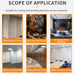 Không thấm nước rõ ràng Silicone sealant dính tương thích cách nhiệt EPS tấm ủng hộ bảng Sealant cho sơn chủ yếu - Product Image 4
