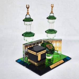 DIY Mubarak Crystal Glass Decorative Night Light <b>Table</b> Ramadan Islamic Muslim Party Decoration Eid Crafts - Product Image 1