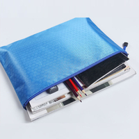 Sac étanche de haute qualité pour documents et fichiers de bureau, pochettes en toile à fermeture éclair pour étudiants, rangements de papeterie