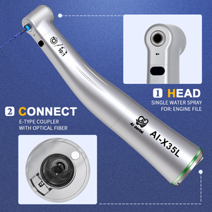 AI-X35L Tay Khoan Nha Khoa Nội Nha Giảm 10:1 Tốc Độ Thấp Cho Tập Tin Động Cơ 60 Độ Xoắn Đơn Phun Quang Học Tối Đa: 4,000 Phút-1 - Product Image 2