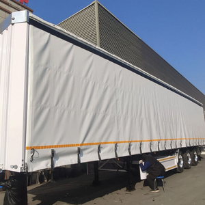 Remolques de Carga con Cortina Lateral de 20 pies/40 pies Fabricados en China en 2024 para Transporte en Semirremolques - Product Image 1