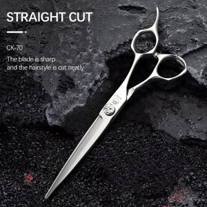 7 Inch Premium Hair <strong>Scissors</strong> 440C Steel Barber <strong>Shears</strong> Antler Teeth Thinning <strong>Scissors</strong> Slimline Hair <strong>Scissor</strong> Barbershop Tools - Product Image 2