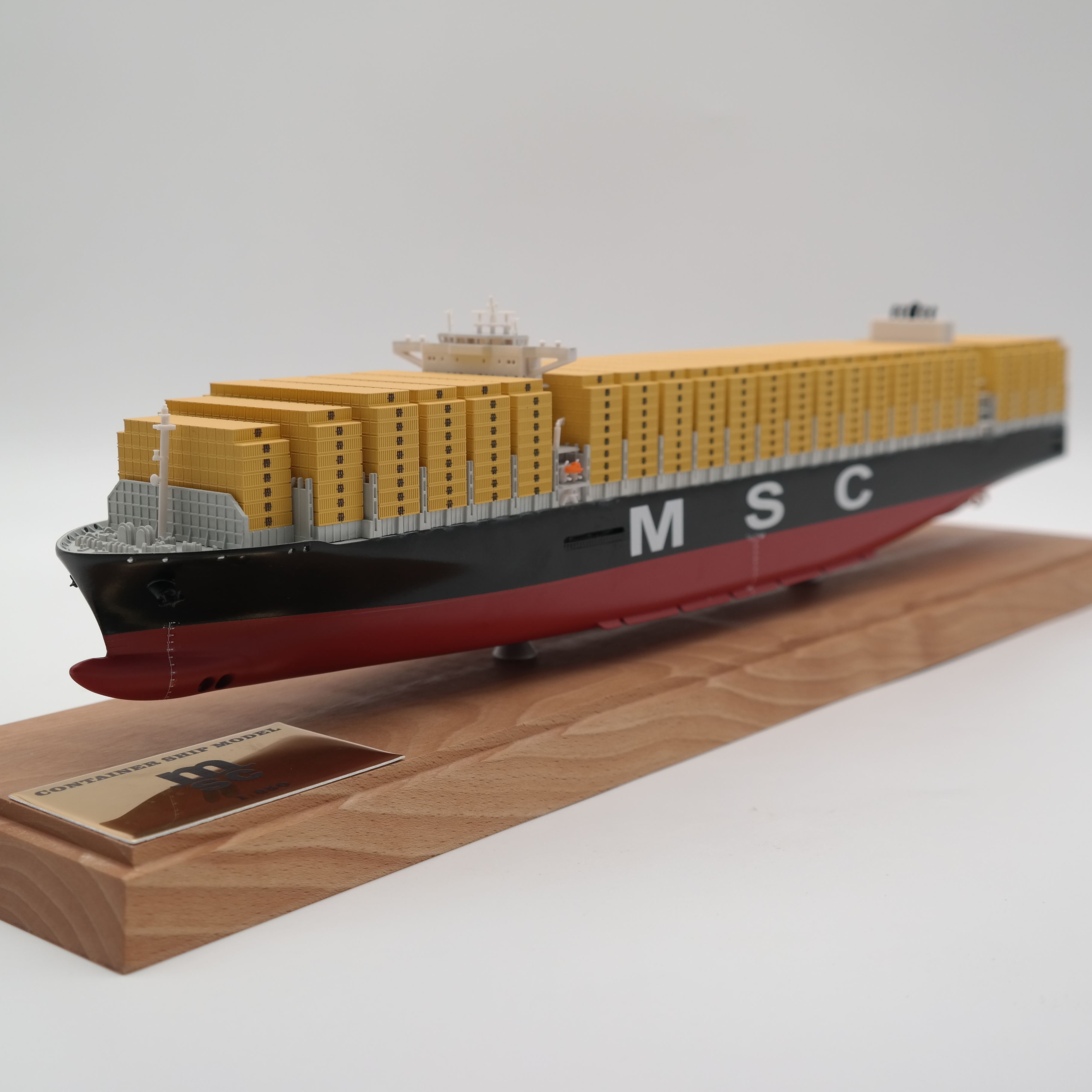 45cm MSC modelo de buque portacontenedores