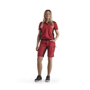 BLAKLADER - 714918455699C30 Women's Service <b>shorts</b> <b>stretch</b> Red/Black - EAN 7330509586747 <b>WORK</b> TROUSERS <b>WORK</b> <b>SHORTS</b> - Product Image 3