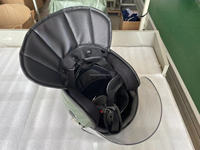 Casque tactique personnalisé en usine, protection ABS, résistant aux coups de couteau, anti-impact, sécurité, défense, casque blanc avec visière et rembourrage