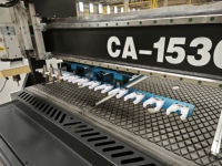 Routeur CNC ATC CA-1530 amélioré avec support de lit de tour double couche, compatible JDPaint G Code pour le gaufrage de moules en bois